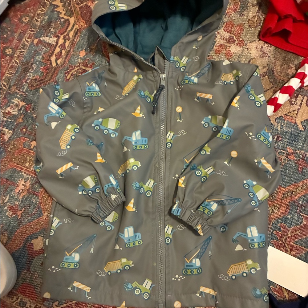 3T Stephen Joseph Construction Rain Jacket